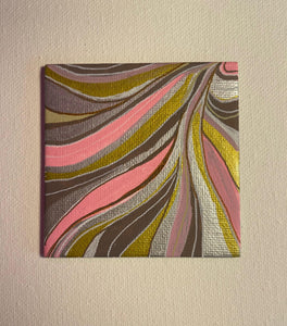 "Sparkles"  Hand Painted 3 x 3" magnet