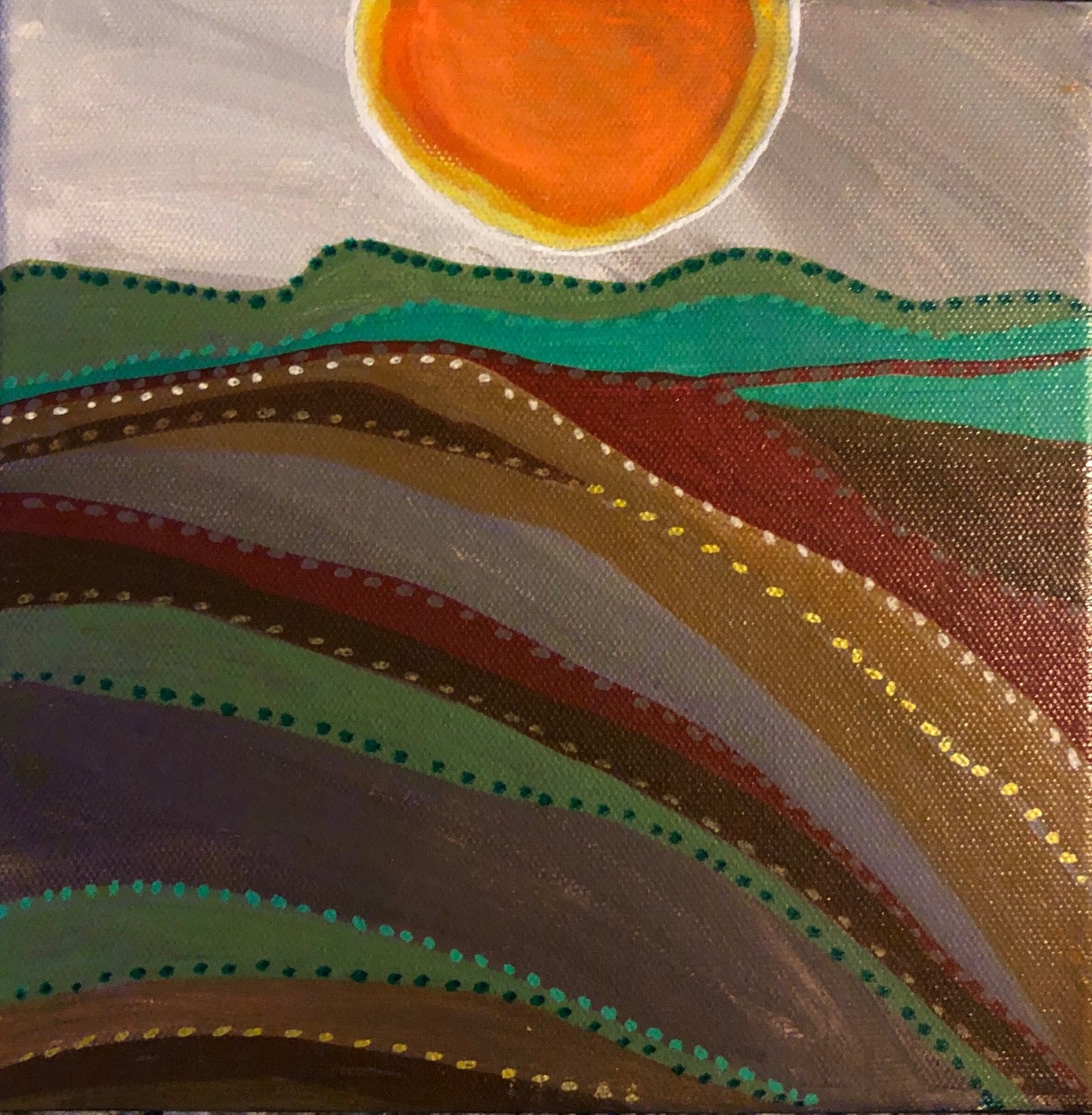 8 x 8 Earthy Sunrise