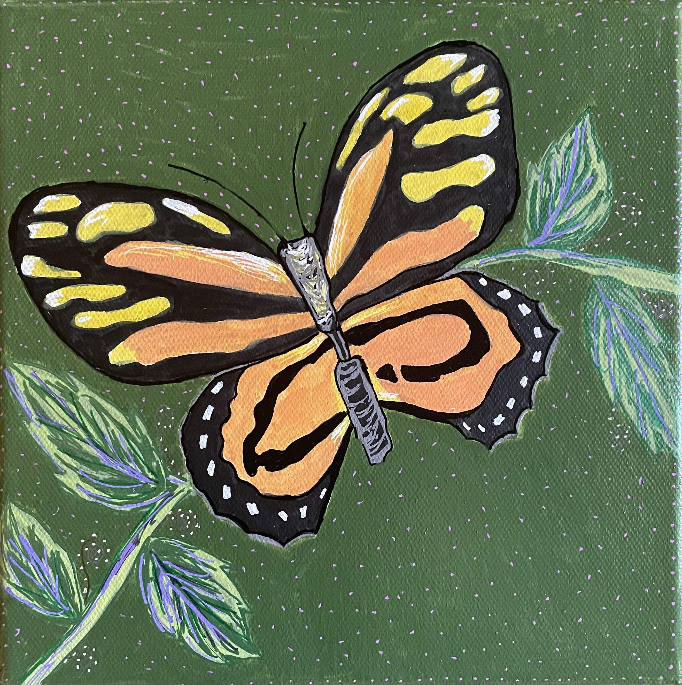 8 x 8 Beautiful Butterfly