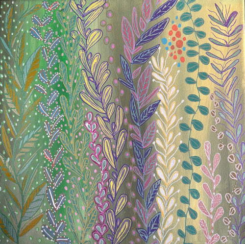 12 x 12 Abstract Vines